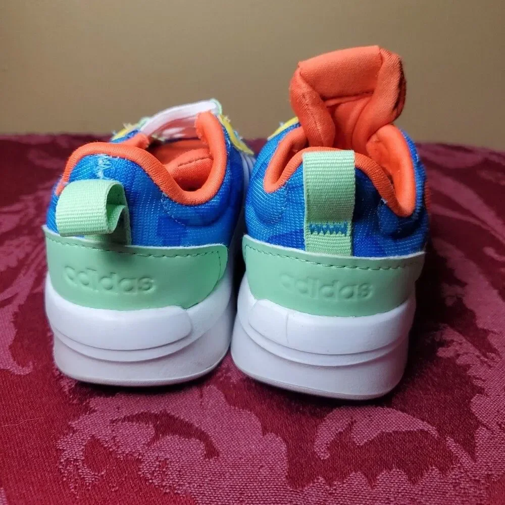 Adidas‎ Racer TR21 Mickey Infant Sz 6K Blue Sneakers Running Shoes